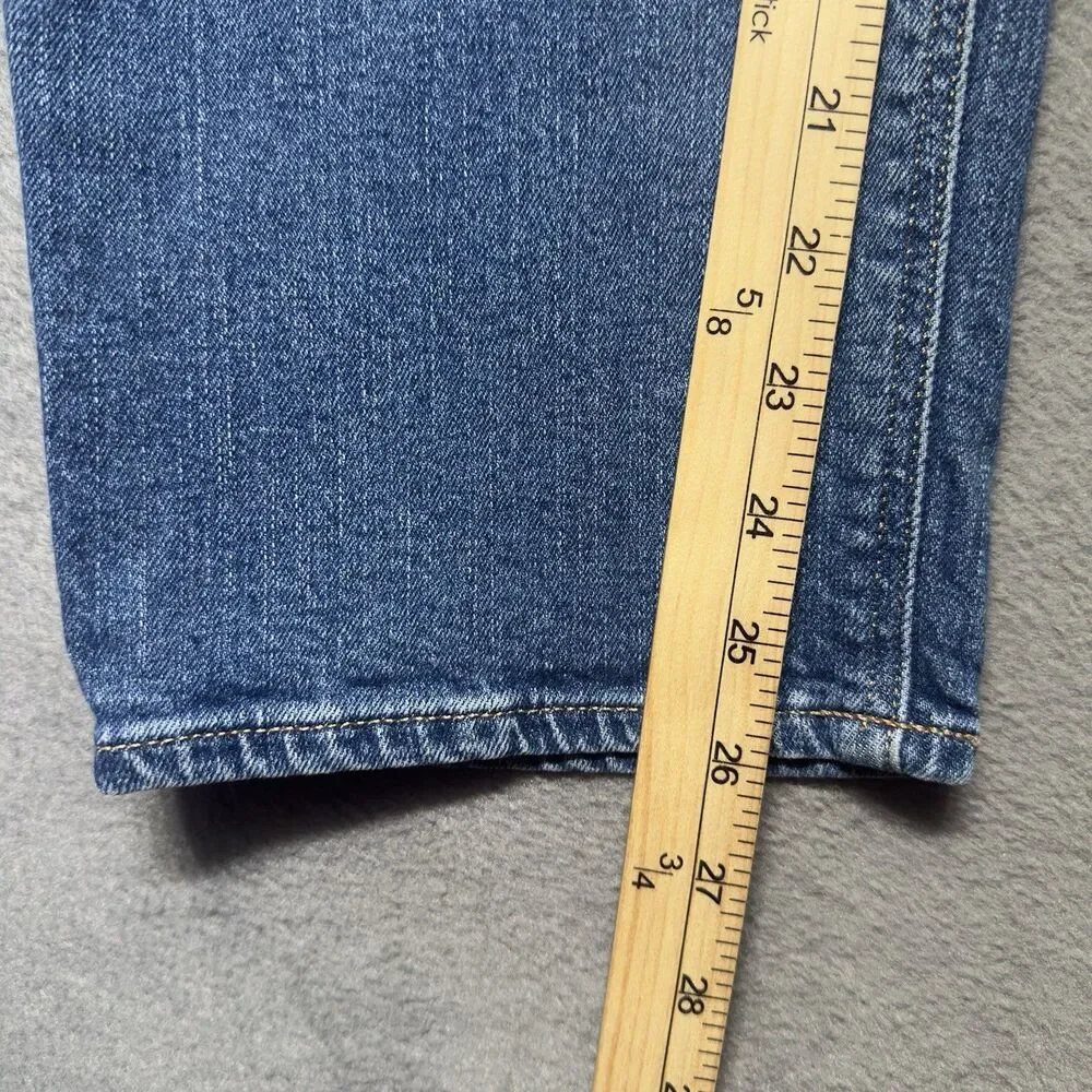 Old Navy Womens 18 Boyfriend Jeans Blue Mid Rise Relaxed Fit Stretch Denim EUC - Picture 8 of 9